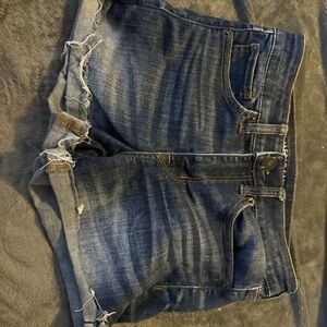Dark Blue AE Jean Shorts